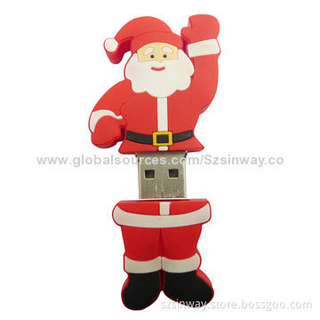 Cartoon USB Flash Drive with 1 to 32GB, CE, FCC and RoHS Marks